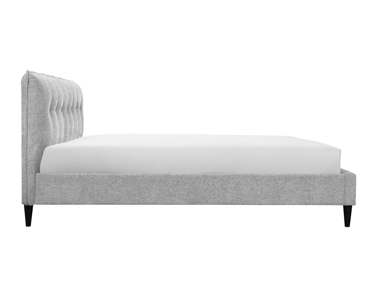 Ágy Łóżko tapicerowane ze stelażem ABRIL, Alvó felület mérete: 160 x 200 cm