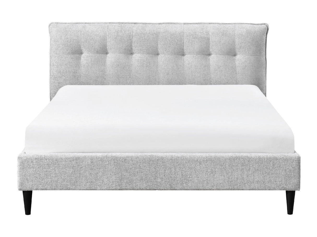 Ágy Łóżko tapicerowane ze stelażem ABRIL, Alvó felület mérete: 160 x 200 cm