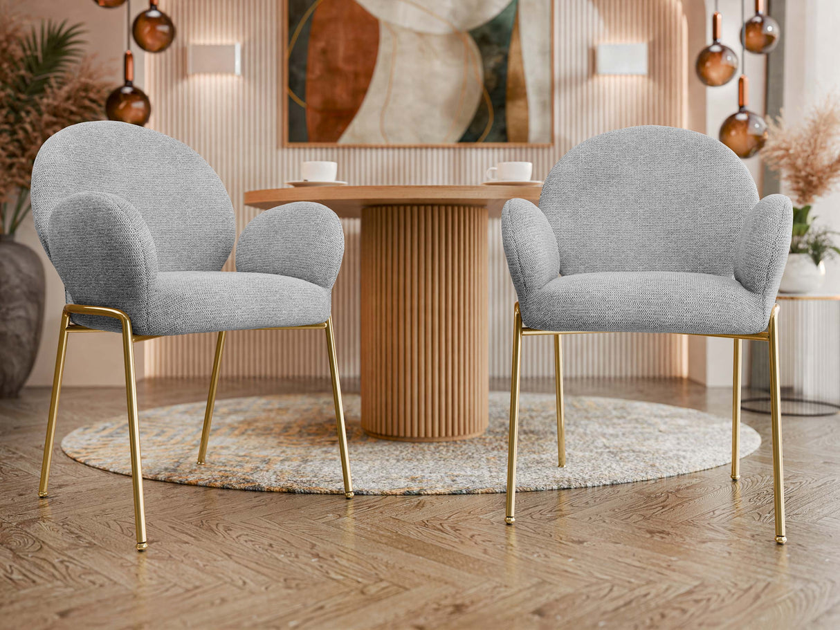 Szék készlet Krzesło MUZ/DC/1261/GL (2szt), Szín: Szürke