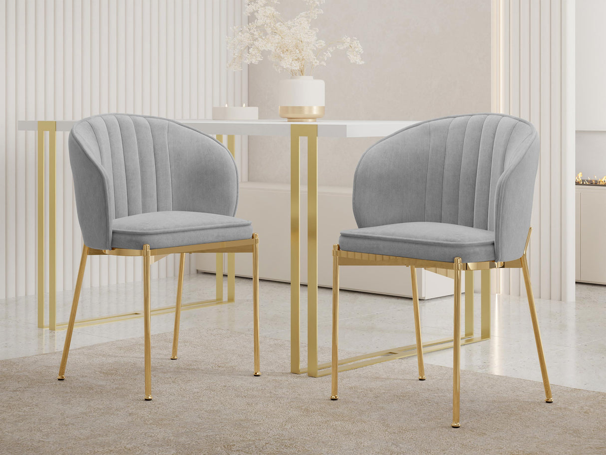 Szék készlet Krzesło MUZ/DC/1259/GL (2szt), Szín: Szürke