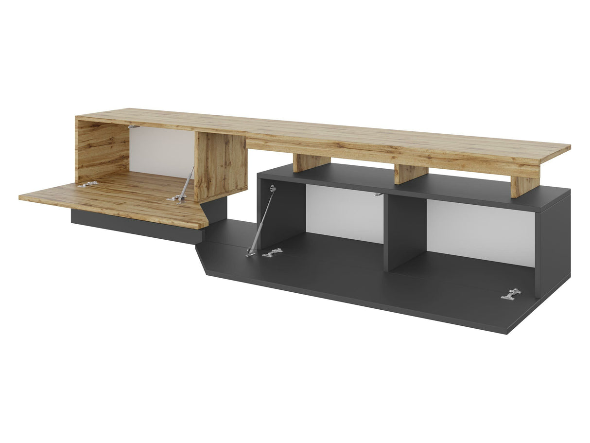 Nappali szett Meble CEELIAS II Wotan / Antracyt 0164 (Antracit + Wotan tölgy) 4192275