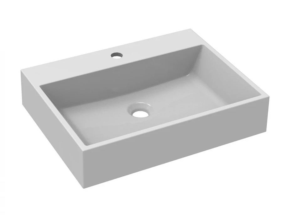 Fali szekrény mosdónak GARIANO 01, Szín: Világosbarna, Mosdókagyló: Igen