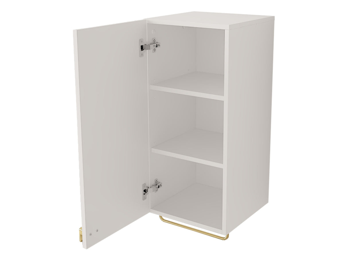 Fürdőszoba garnitúra Garianem IV, Szín: Világosbarna, Mosdókagyló: Nem