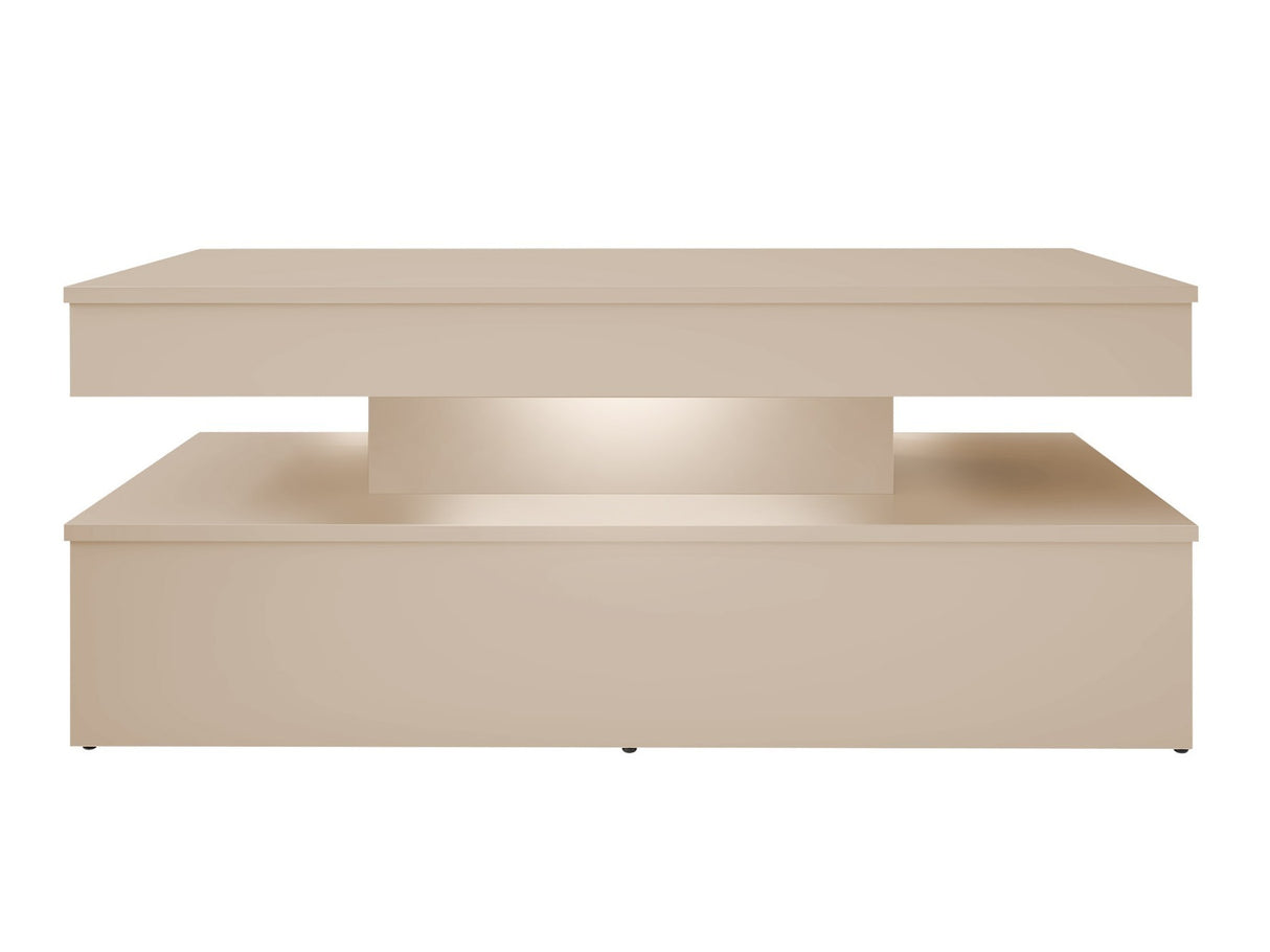 Dohányzóasztal 120 GLOSSA 01 (Lestirol), Szín: Világosbarna