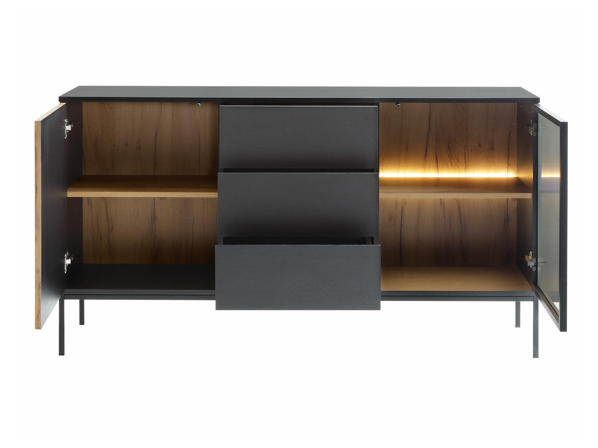 Komód Komoda SENTO KSZ154 + LED Kaszmir (Kasmír)