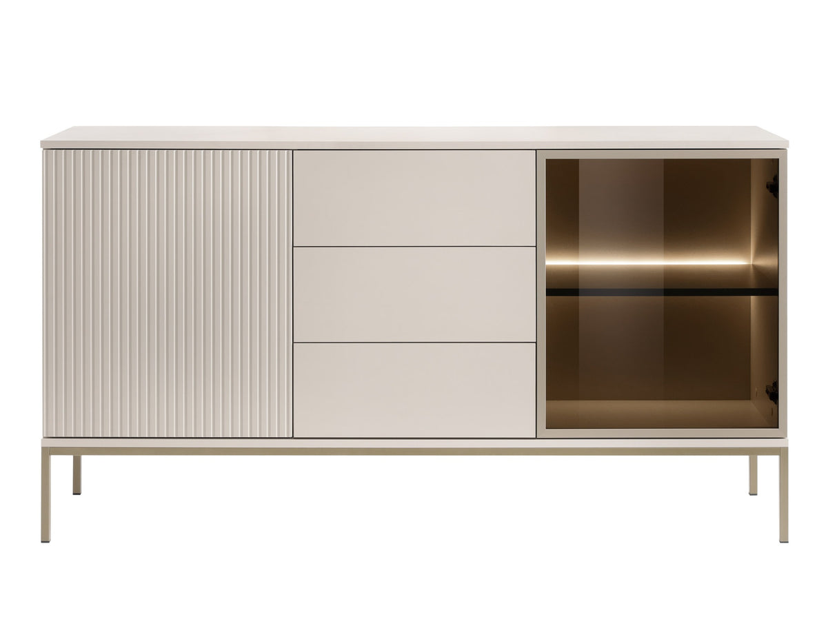 Komód Komoda SENTO KSZ154 + LED Kaszmir (Kasmír)