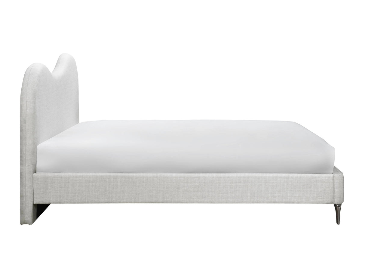 Ágy Łóżko tapicerowane ze stelażem TRIANA, Alvó felület mérete: 140 x 200 cm