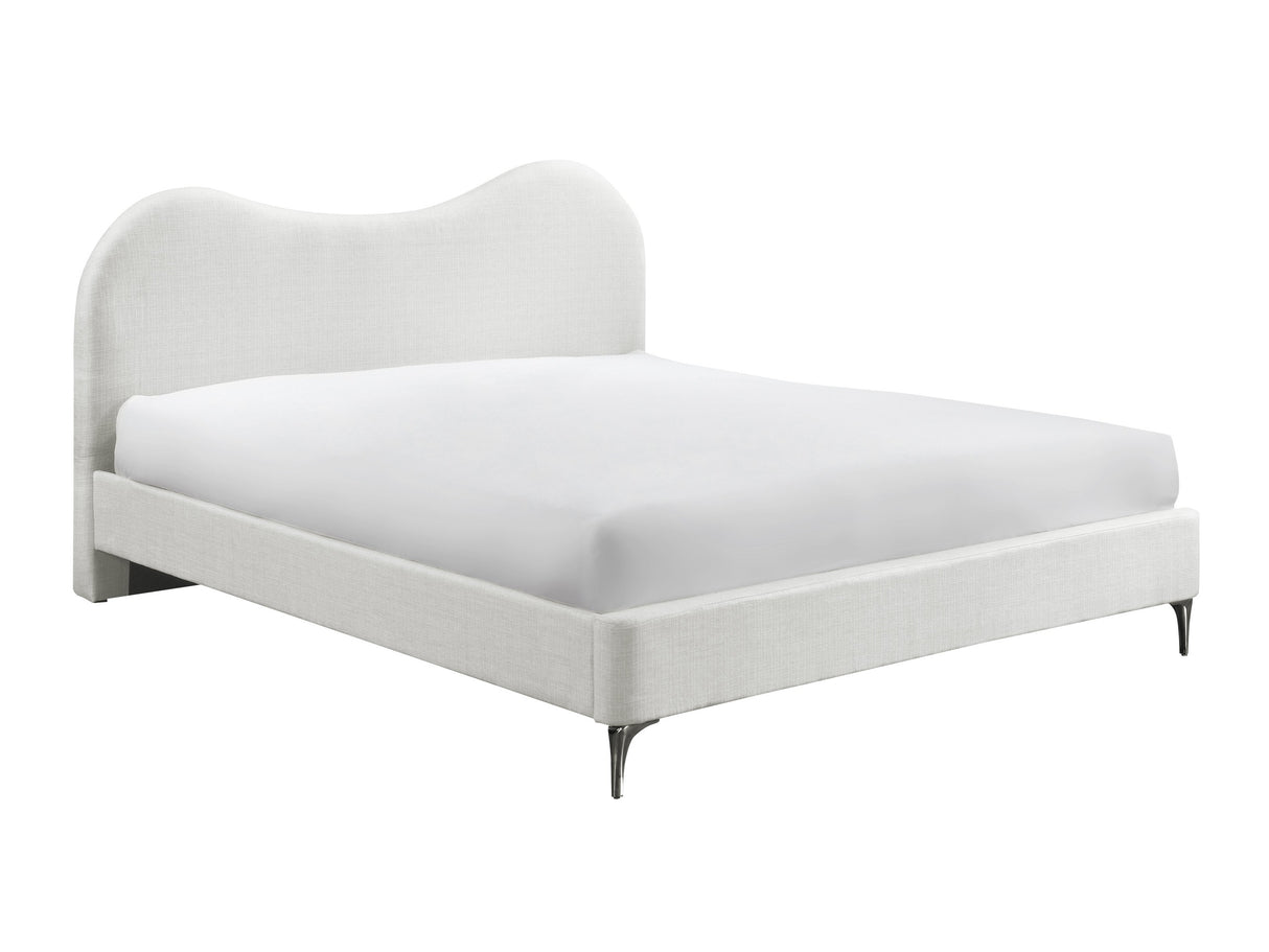 Ágy Łóżko tapicerowane ze stelażem TRIANA, Alvó felület mérete: 180 x 200 cm