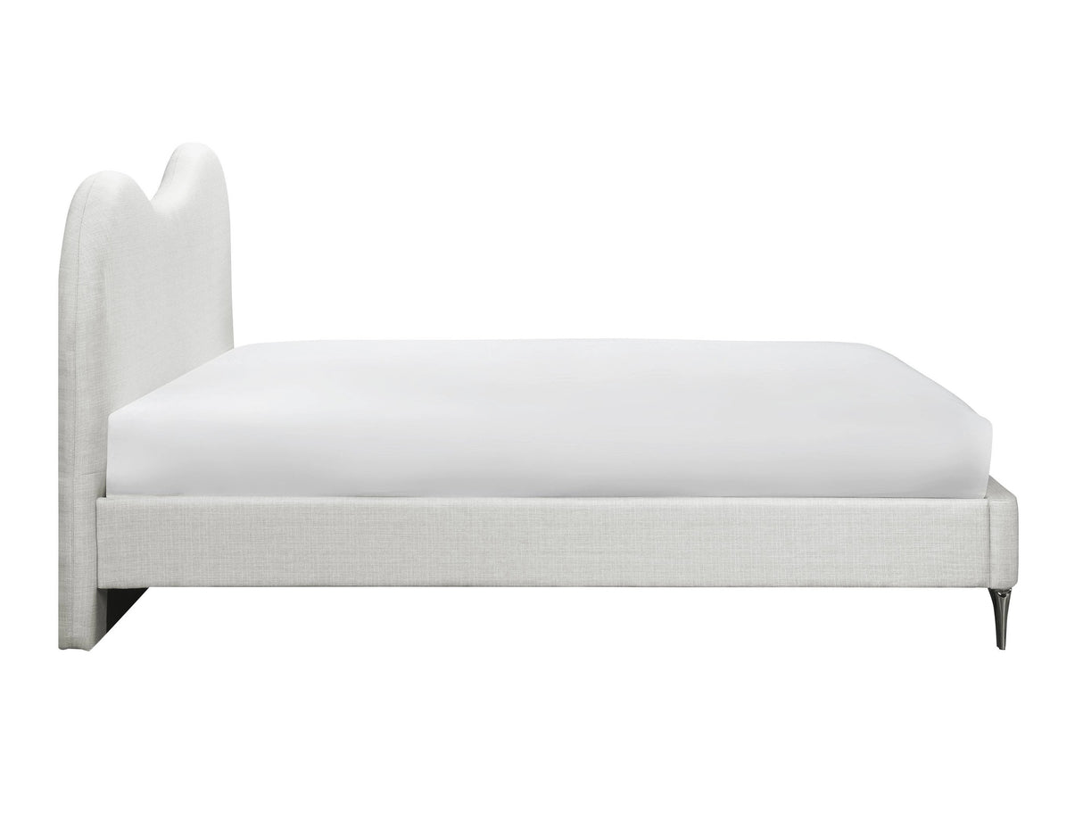 Ágy Łóżko tapicerowane ze stelażem TRIANA, Alvó felület mérete: 180 x 200 cm