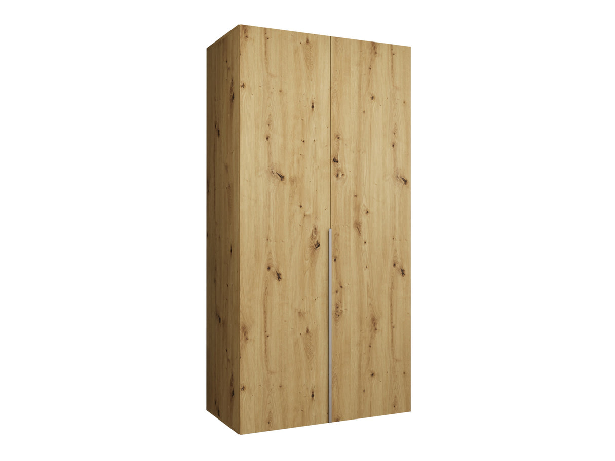 Gardróbszekrény Szafa 100 ALICANTE 1, Szín: Artisan tölgy, Fogantyú színe: Kasmír