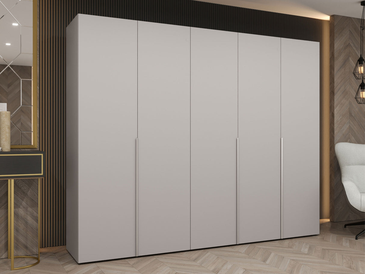 Gardróbszekrény Szafa 250 ALICANTE 1, Szín: Kasmír, Fogantyú színe: Kasmír