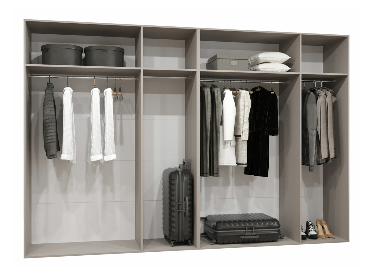 Gardróbszekrény Szafa 300 ALICANTE 1, Szín: Kasmír, Fogantyú színe: Fekete