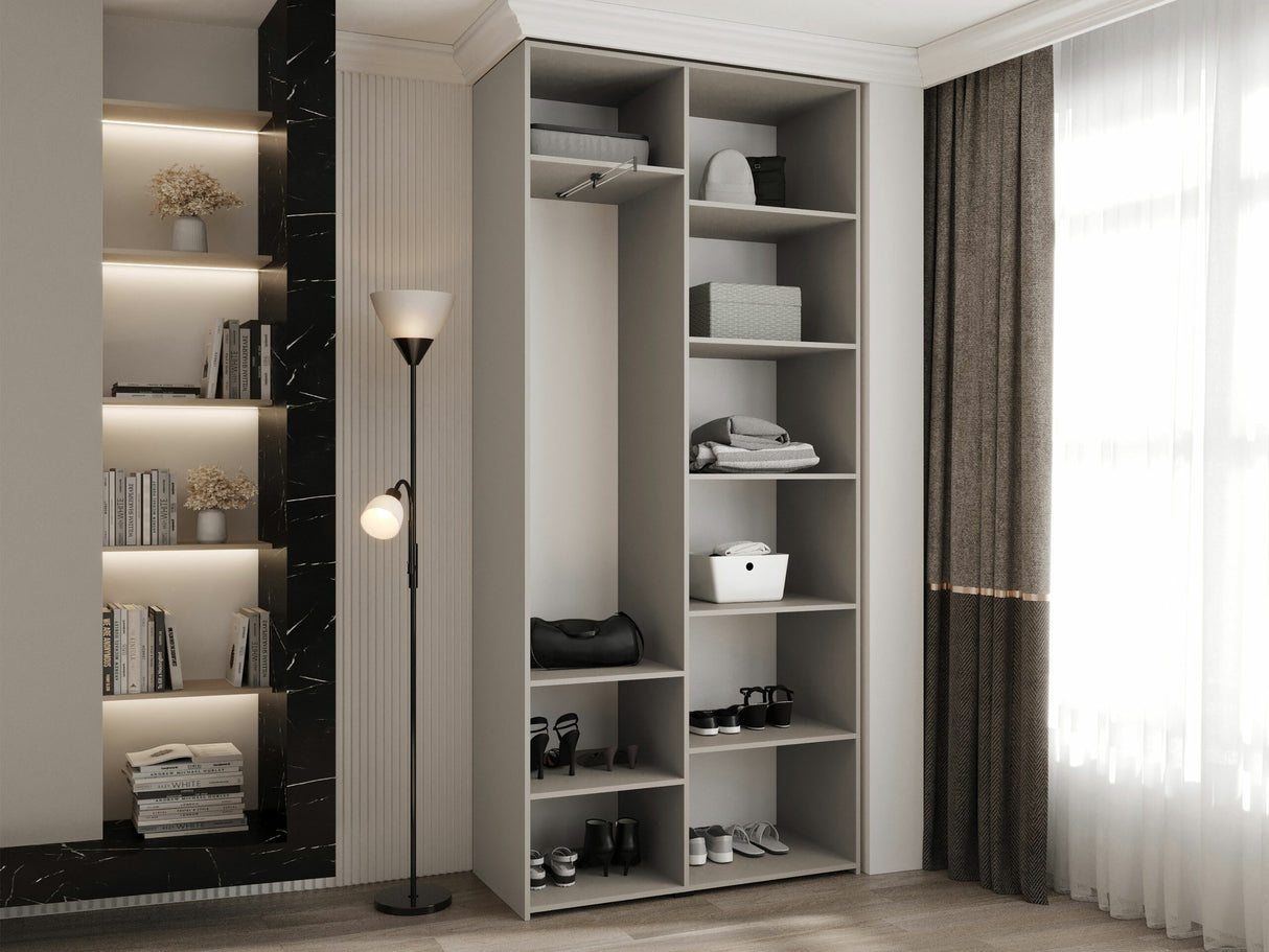 Gardróbszekrény Szafa COMO 1 110 (gł.40), Szín: Kasmír, Fogantyú színe: Aranysárga, , Szélesség: 110 cm, Mélység: 42 cm