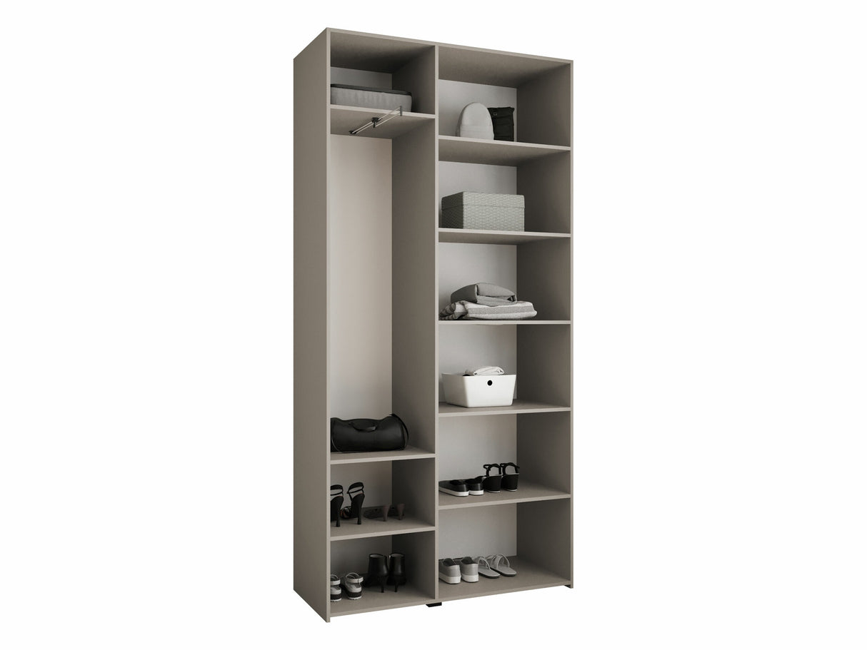 Gardróbszekrény Szafa COMO 1 120 (gł.40), Szín: Kasmír, Fogantyú színe: Fekete, Szélesség: 120 cm, Mélység: 42 cm