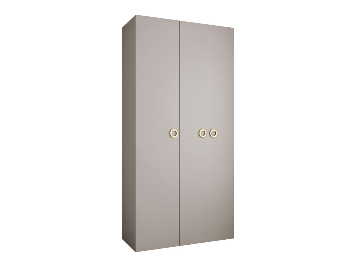 Gardróbszekrény Szafa COMO 1 120 (gł.40), Szín: Kasmír, Fogantyú színe: Aranysárga, Szélesség: 120 cm, Mélység: 42 cm