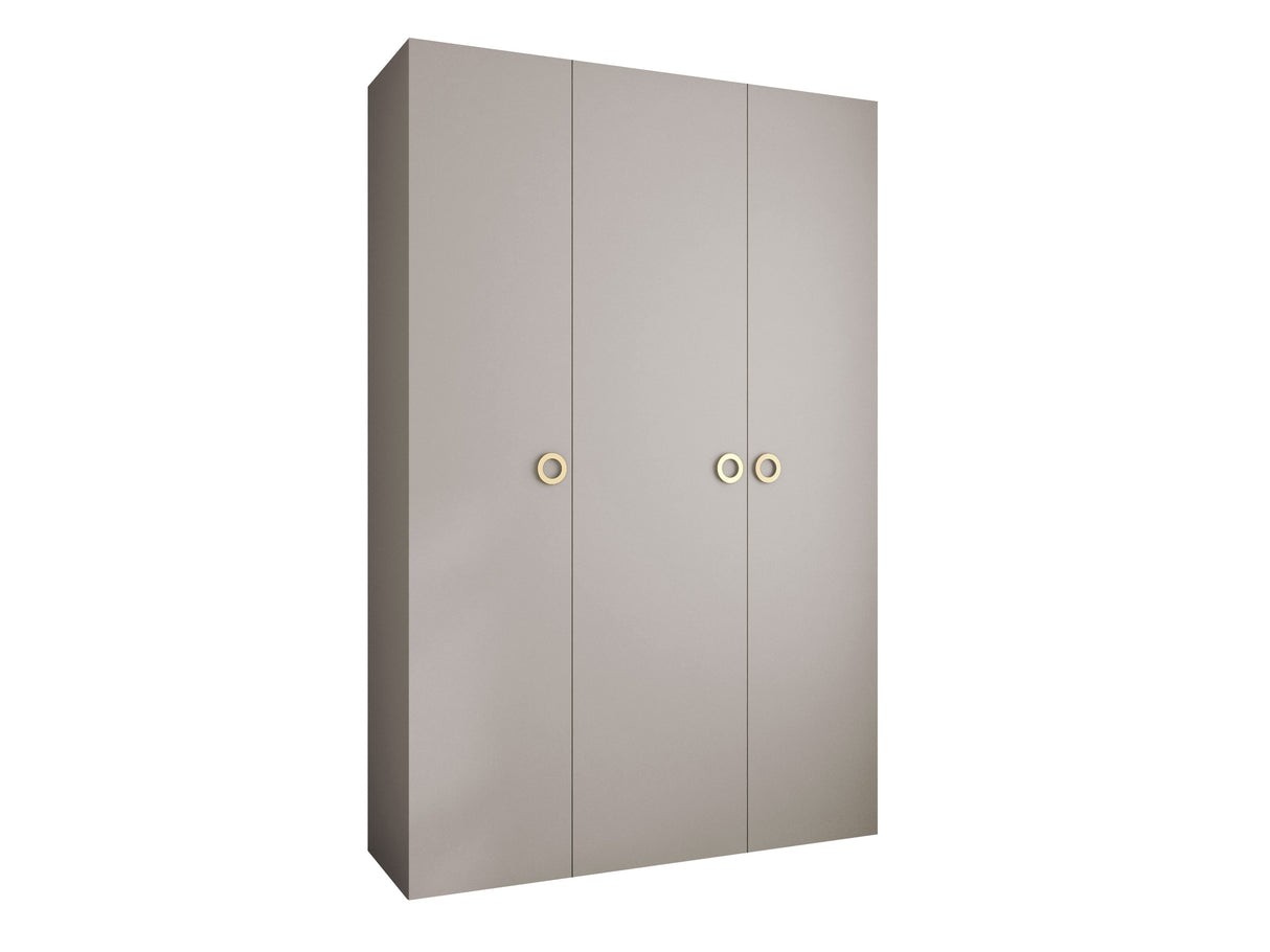 Gardróbszekrény Szafa COMO 1 160 (gł.50), Szín: Kasmír, Fogantyú színe: Aranysárga, , Szélesség: 160 cm, Mélység: 52 cm