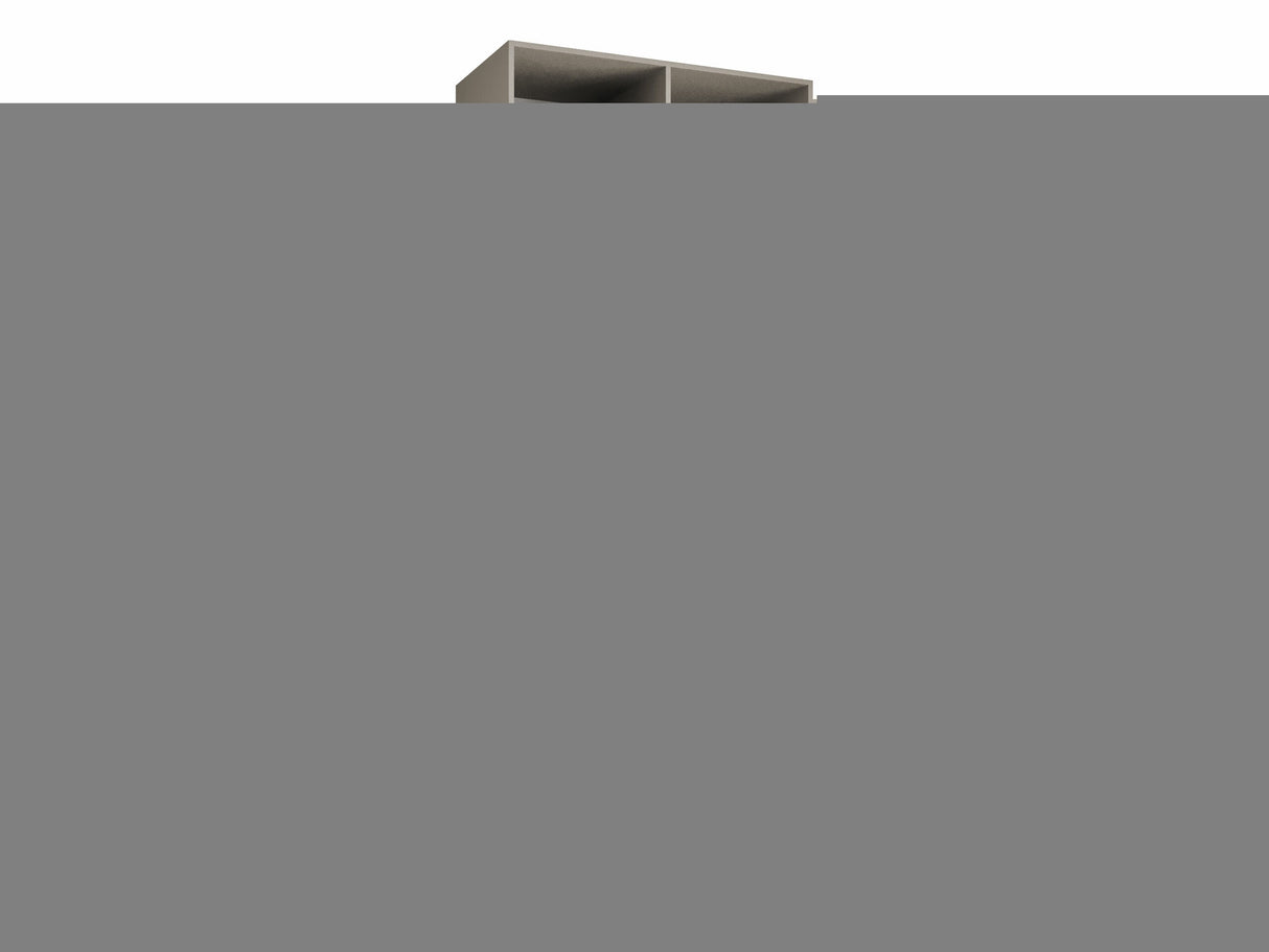 Gardróbszekrény Szafa COMO 2 100 (gł.50), Szín: Kasmír, Fogantyú színe: Fekete, Szélesség: 100 cm, Mélység: 52 cm