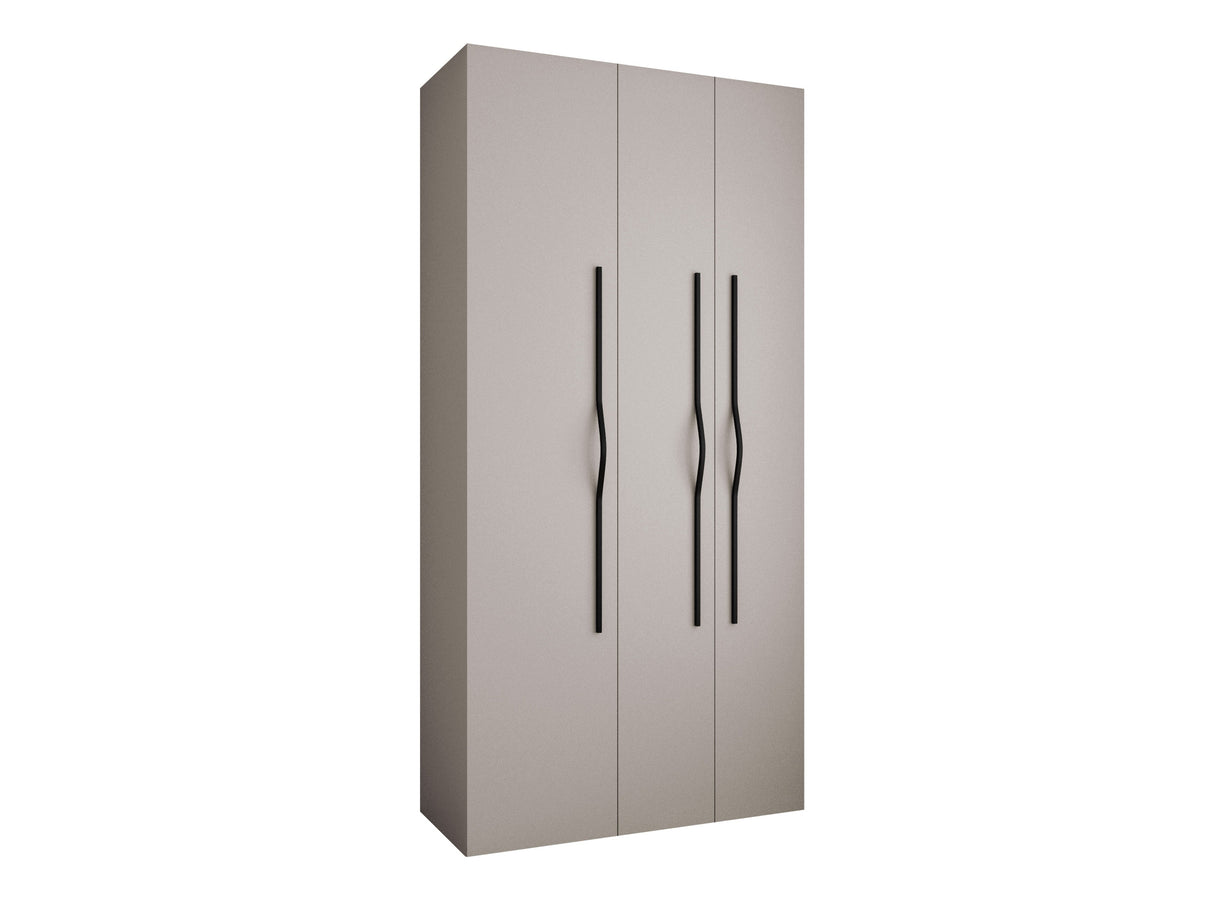 Gardróbszekrény Szafa COMO 2 120/130/140/150/160 (gł.40/50), Szín: Kasmír, Fogantyú színe: Fekete, Szélesség: 120 cm, Mélység: 42 cm