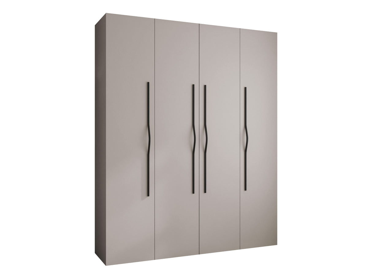 Gardróbszekrény Szafa COMO 2 170/180/190/200 (gł.40/50), Szín: Kasmír, Fogantyú színe: Fekete, Szélesség: 200 cm, Mélység: 42 cm