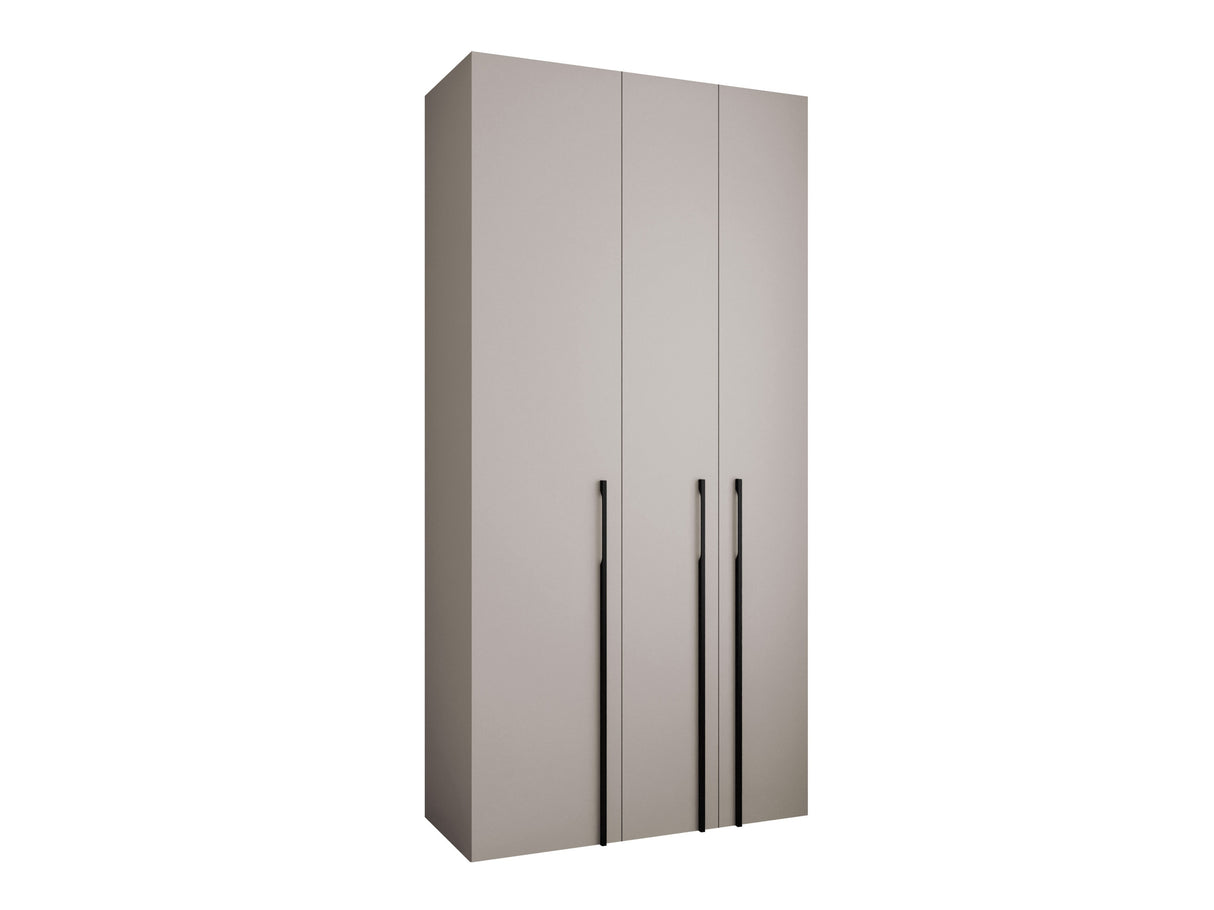 Gardróbszekrény Szafa COMO 3 120/130/140/150/160 (gł.40/50), Szín: Kasmír, Fogantyú színe: Fekete, Szélesség: 120 cm, Mélység: 52 cm, Fiókok: Igen