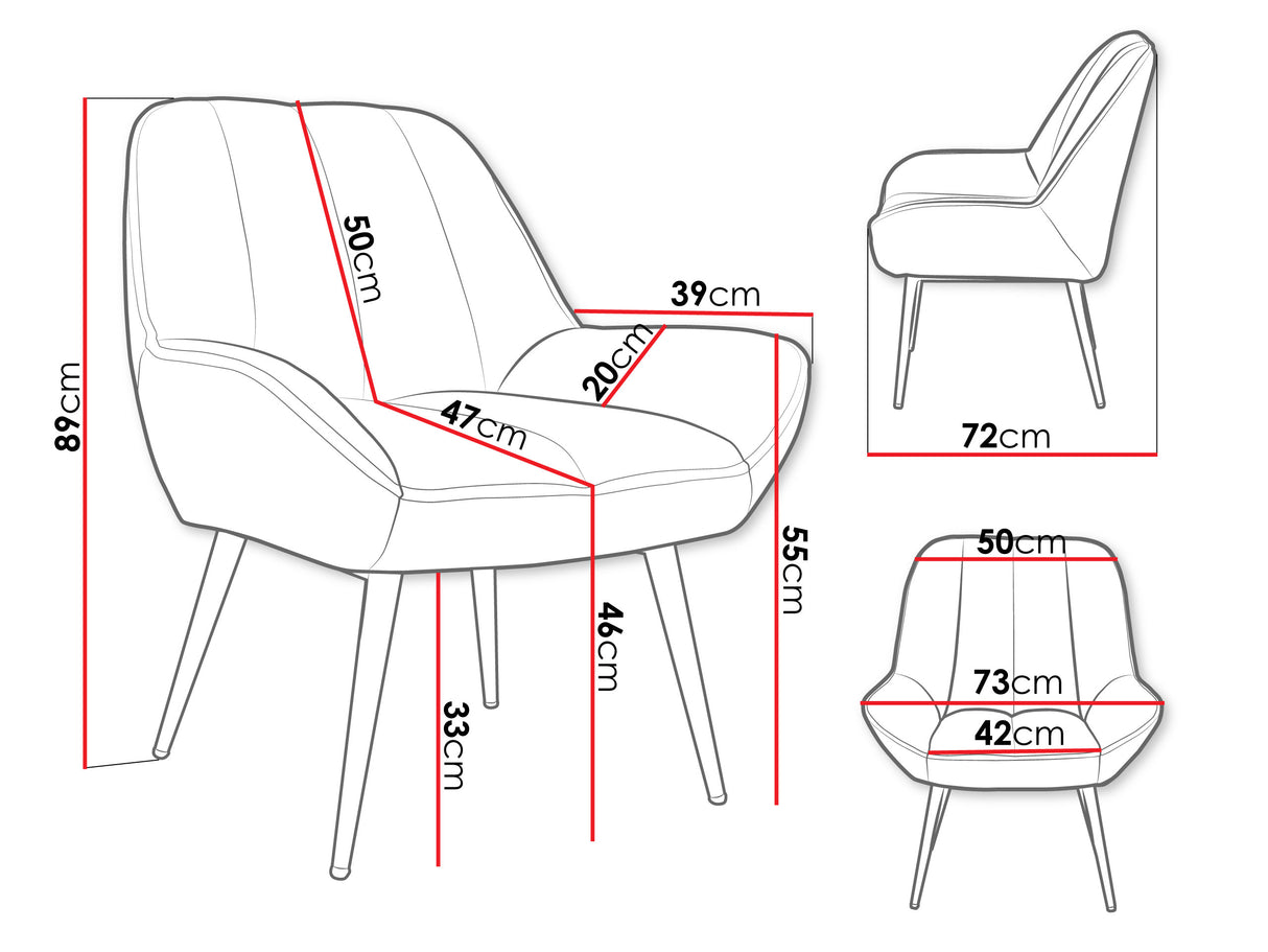 Fotel Fotel ITURMIS MUZ/809L, Szín: Aragon 93
