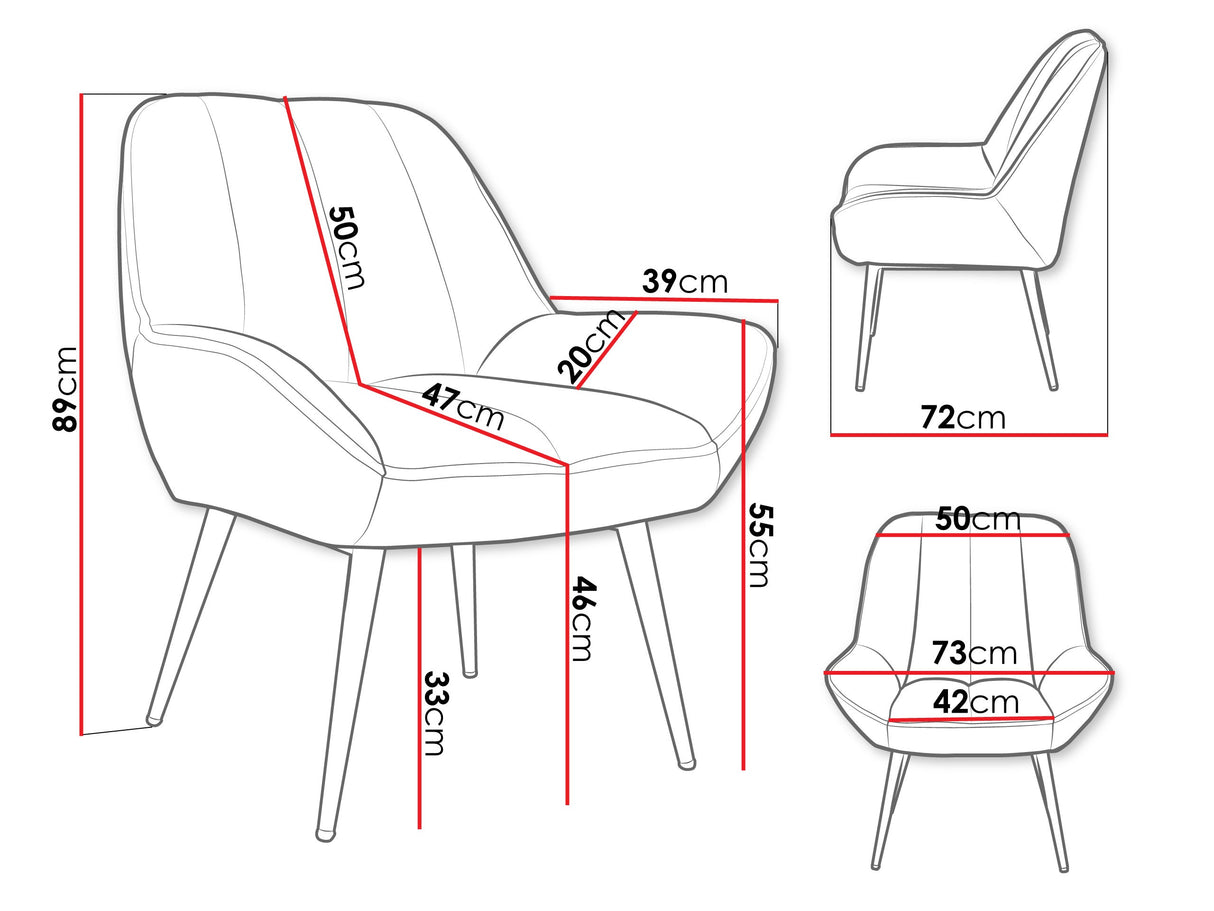 Fotel Fotel ITURMIS MUZ/809L, Szín: Aragon 03