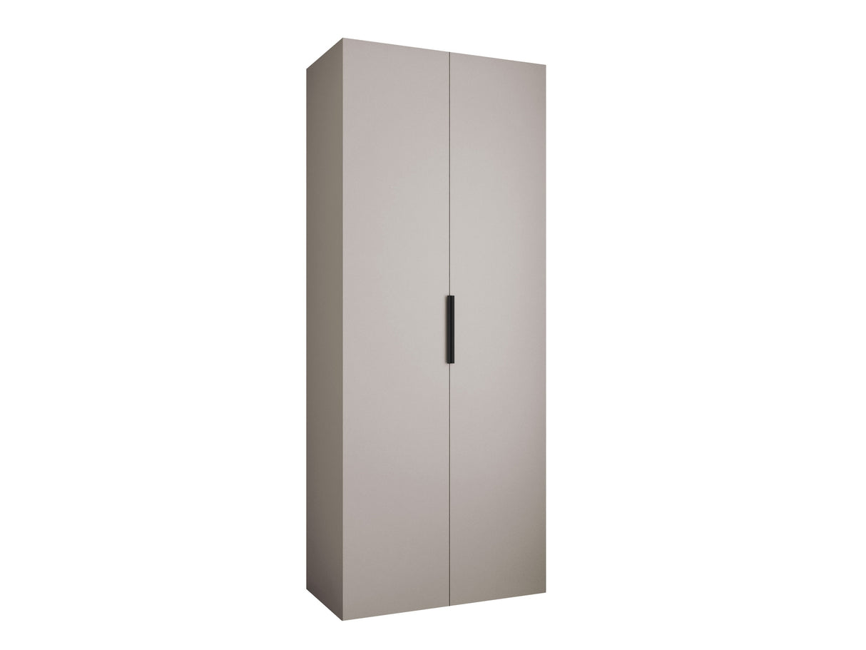 Gardróbszekrény Szafa COMO 4 100/110 (gł.40/50), Szín: Kasmír, Fogantyú színe: Fekete, Fiókok: Nem, Szélesség: 100 cm, Mélység: 52 cm