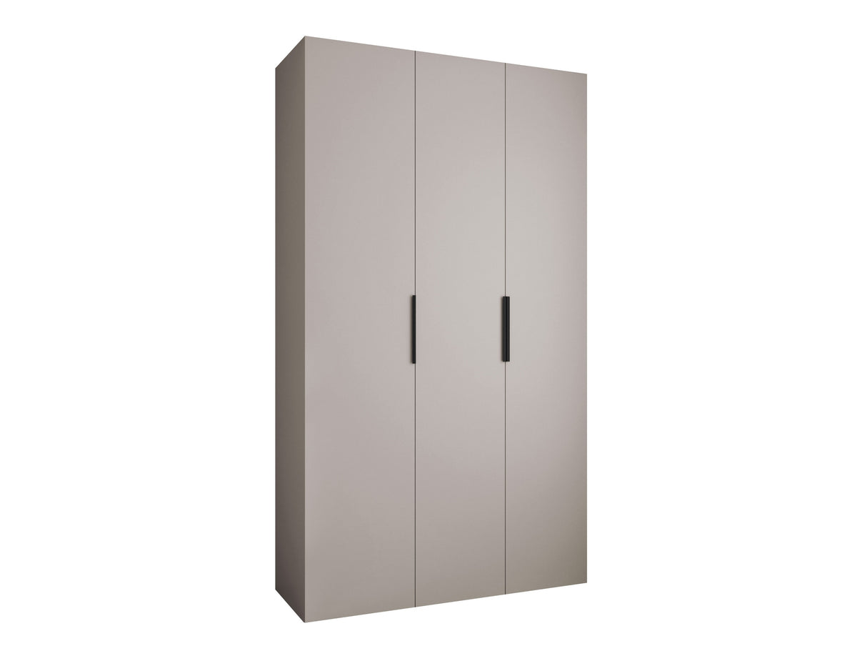 Gardróbszekrény Szafa COMO 4 120/130/140/150/160 (gł.40/50), Szín: Kasmír, Fogantyú színe: Fekete, Fiókok: Nem, Szélesség: 140 cm, Mélység: 42 cm