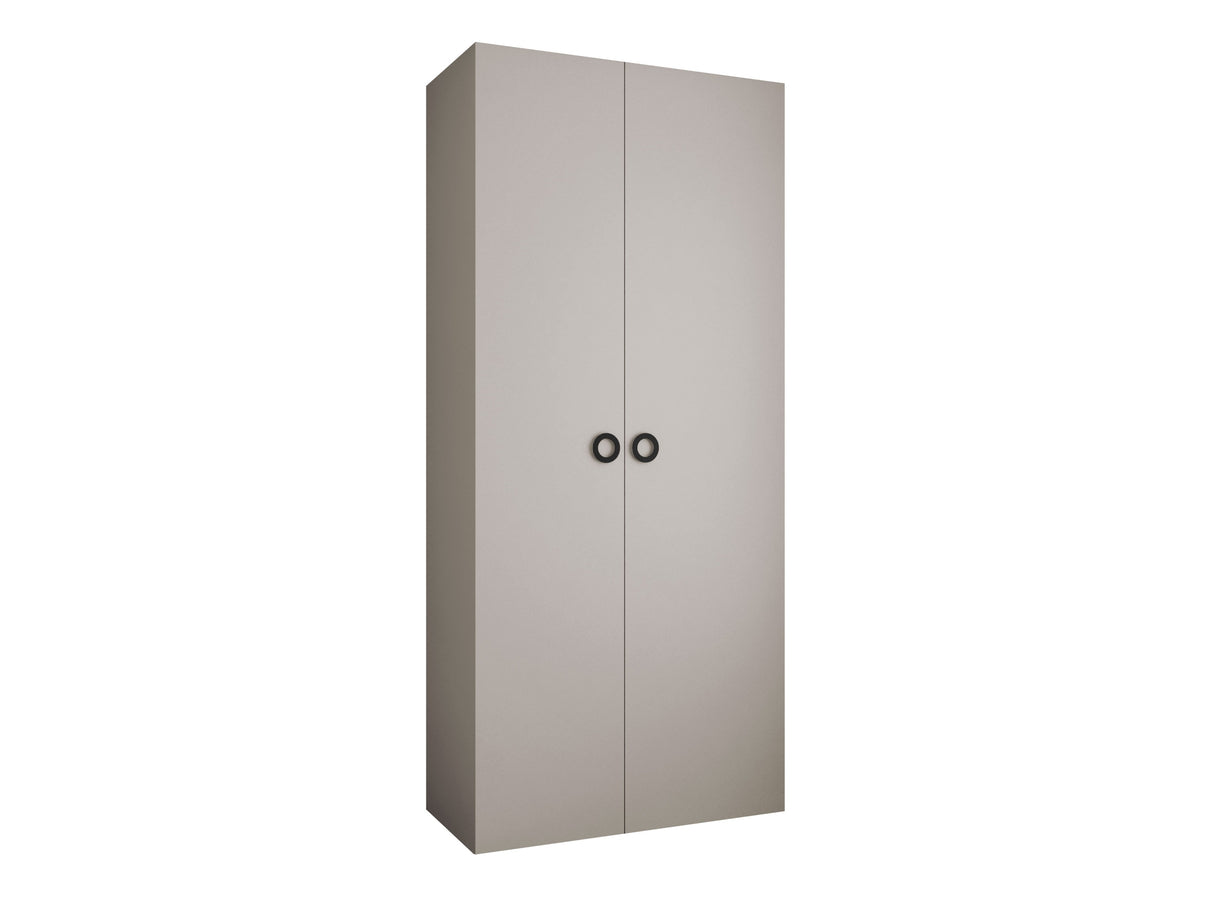 Gardróbszekrény Szafa COMO 1 100/110 (gł.42/52), Szín: Kasmír, Fogantyú színe: Fekete, Fiókok: Igen, Szélesség: 110 cm, Mélység: 42 cm