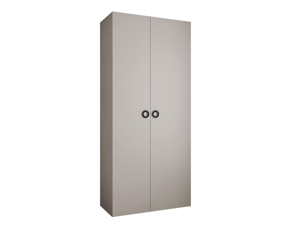 Gardróbszekrény Szafa COMO 1 100/110 (gł.42/52), Szín: Kasmír, Fogantyú színe: Fekete, Fiókok: Igen, Szélesség: 110 cm, Mélység: 52 cm