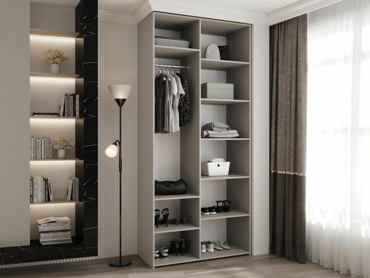 Gardróbszekrény Szafa COMO 1 110 (gł.50), Szín: Kasmír, Fogantyú színe: Aranysárga, Szélesség: 110 cm, Mélység: 52 cm 4212529