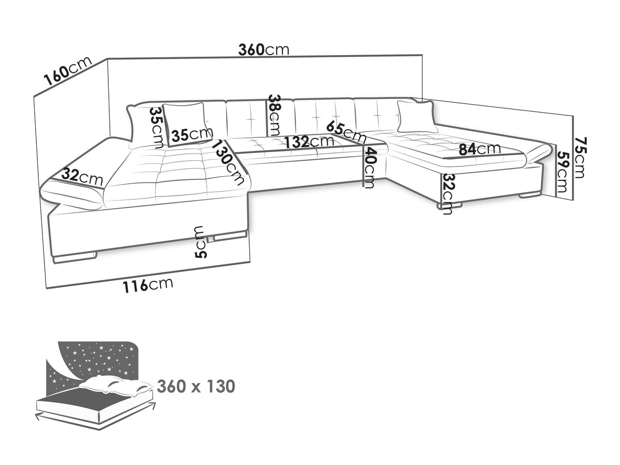 Sarokkanapé Alia (Agata), Szín: Velo 622 4212878