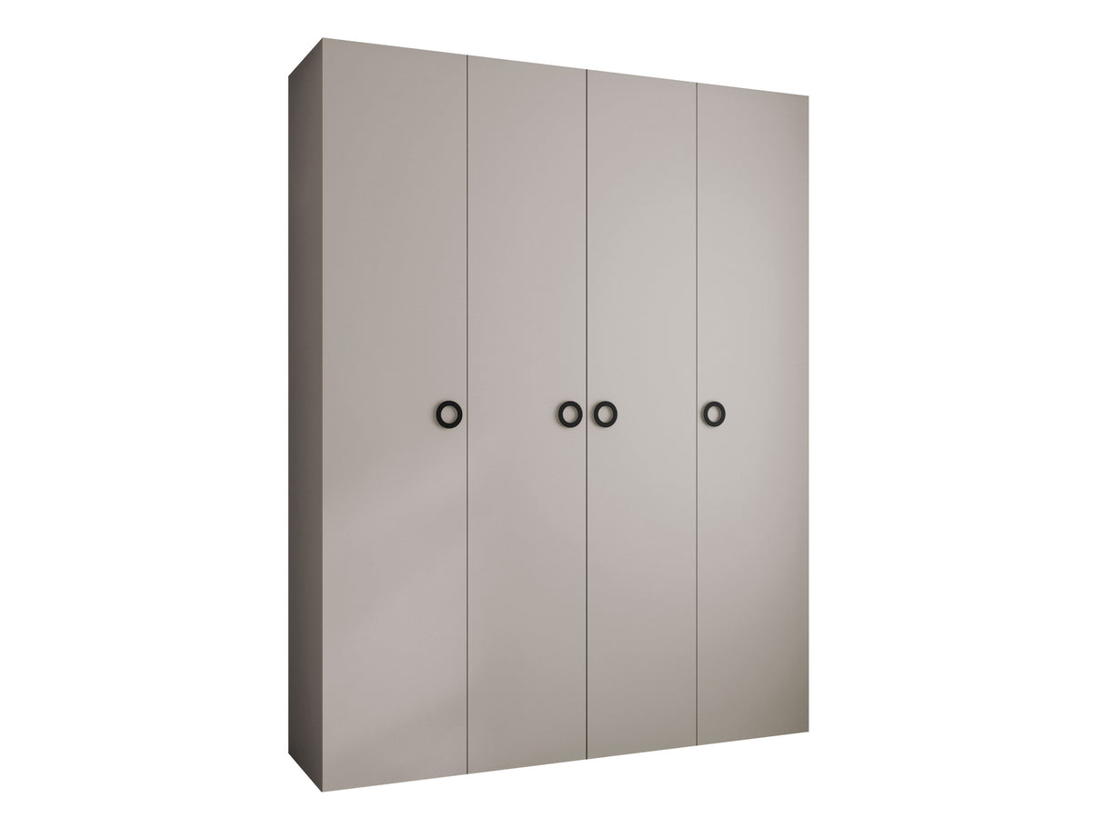 Gardróbszekrény Szafa COMO 1 170/180/190/200 (gł.42.52), Szín: Kasmír, Fogantyú színe: Fekete, Fiókok: Igen, Szélesség: 190 cm, Mélység: 42 cm