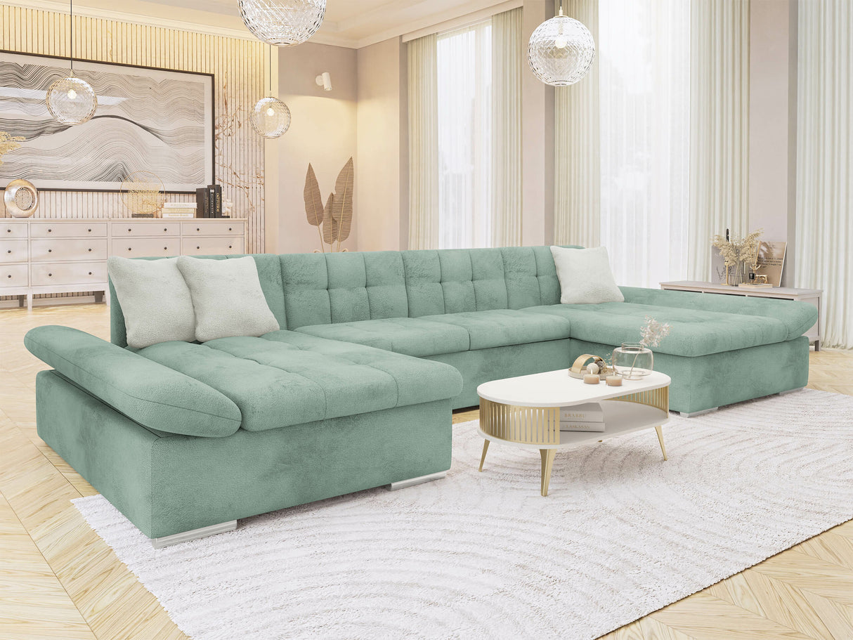 Sarokkanapé Alia (Agata) Toptextil, Szín: Sorriso 08 + Sorriso 06 4213581