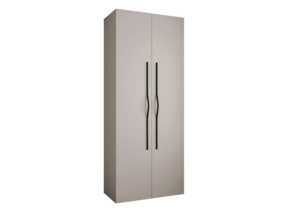 Gardróbszekrény Szafa COMO 2 100 (gł.40), Szín: Kasmír, Fogantyú színe: Fekete, Fiókok: Igen, Szélesség: 100 cm, Mélység: 52 cm