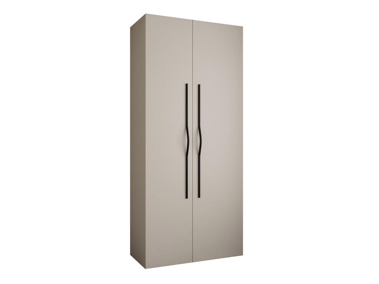 Gardróbszekrény Szafa COMO 2 100 (gł.40), Szín: Kasmír, Fogantyú színe: Fekete, Fiókok: Igen, Szélesség: 110 cm, Mélység: 42 cm