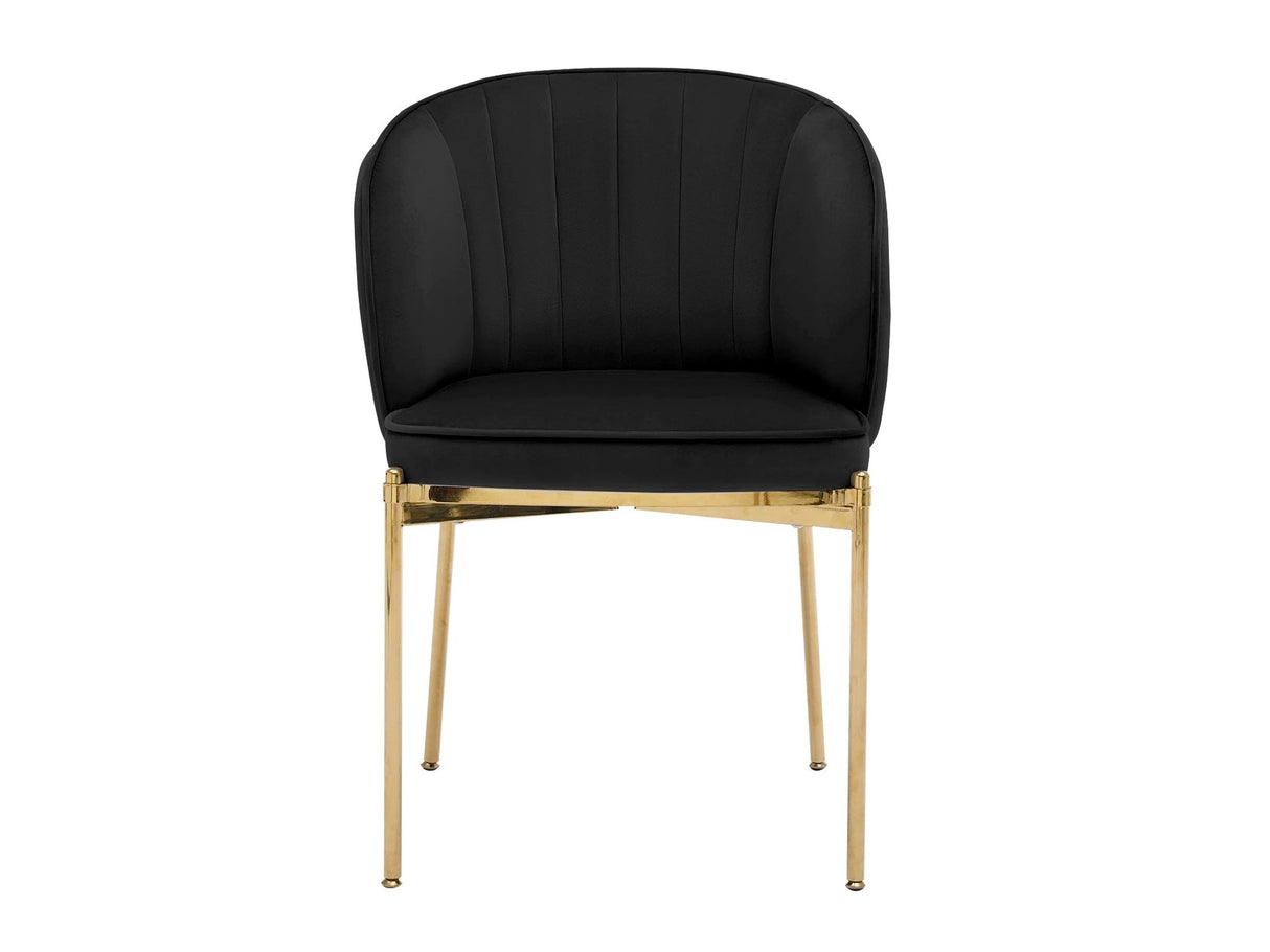 Szék készlet Krzesło MUZ/DC/1259/GL (2szt), Szín: Fekete 4215057