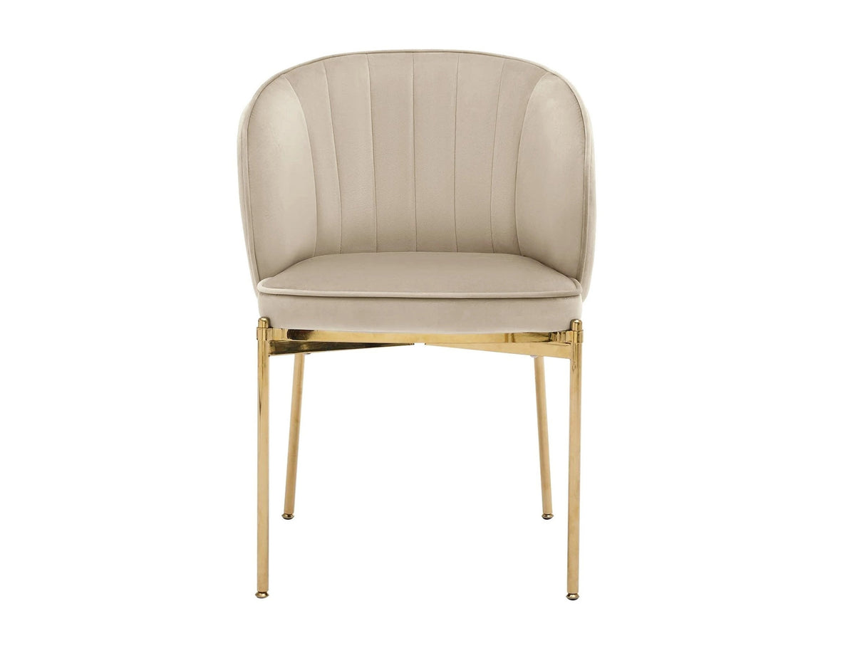 Szék készlet Krzesło MUZ/DC/1259/GL (2szt), Szín: Bézs 4215062