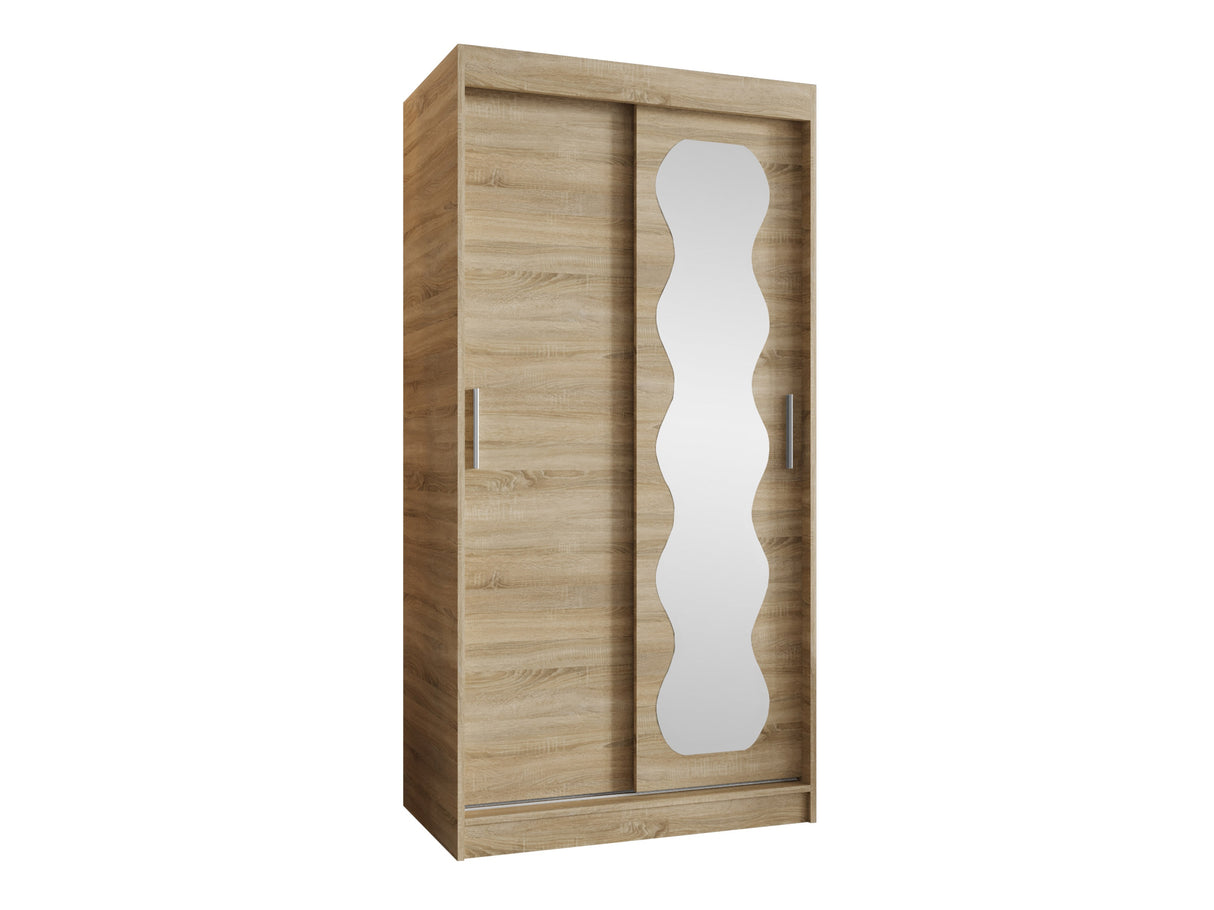 Gardróbszekrény Szafa SPOTI, Szín: Sonoma tölgy, Fiókok: Nem, Szélesség: 100 cm