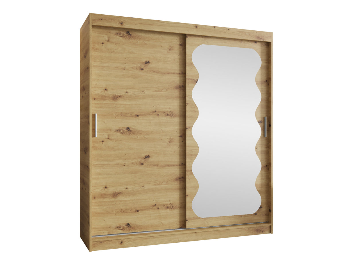 Gardróbszekrény Szafa SPOTI, Szín: Artisan tölgy, Fiókok: Nem, Szélesség: 180 cm