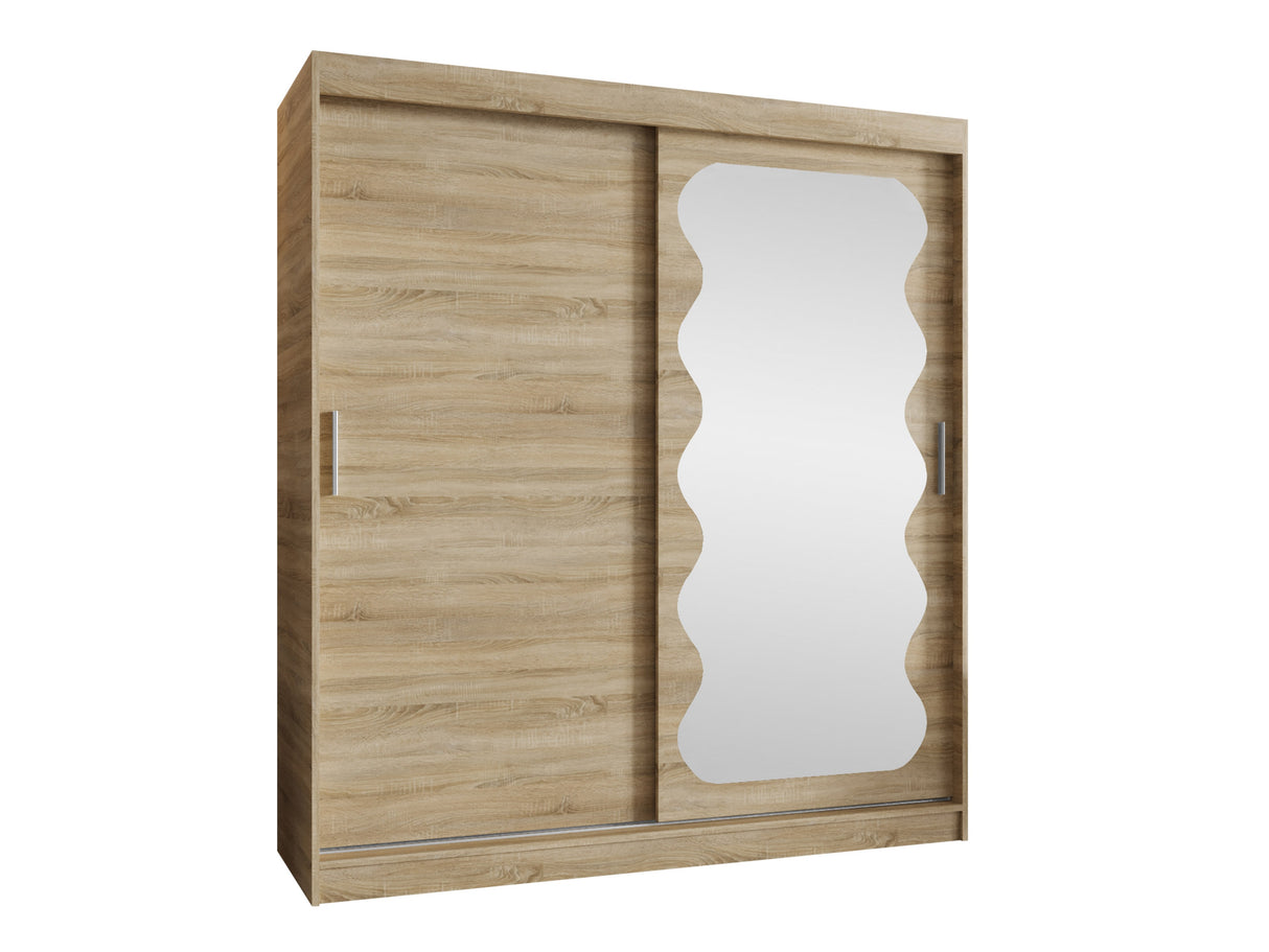 Gardróbszekrény Szafa SPOTI, Szín: Sonoma tölgy, Fiókok: Nem, Szélesség: 180 cm