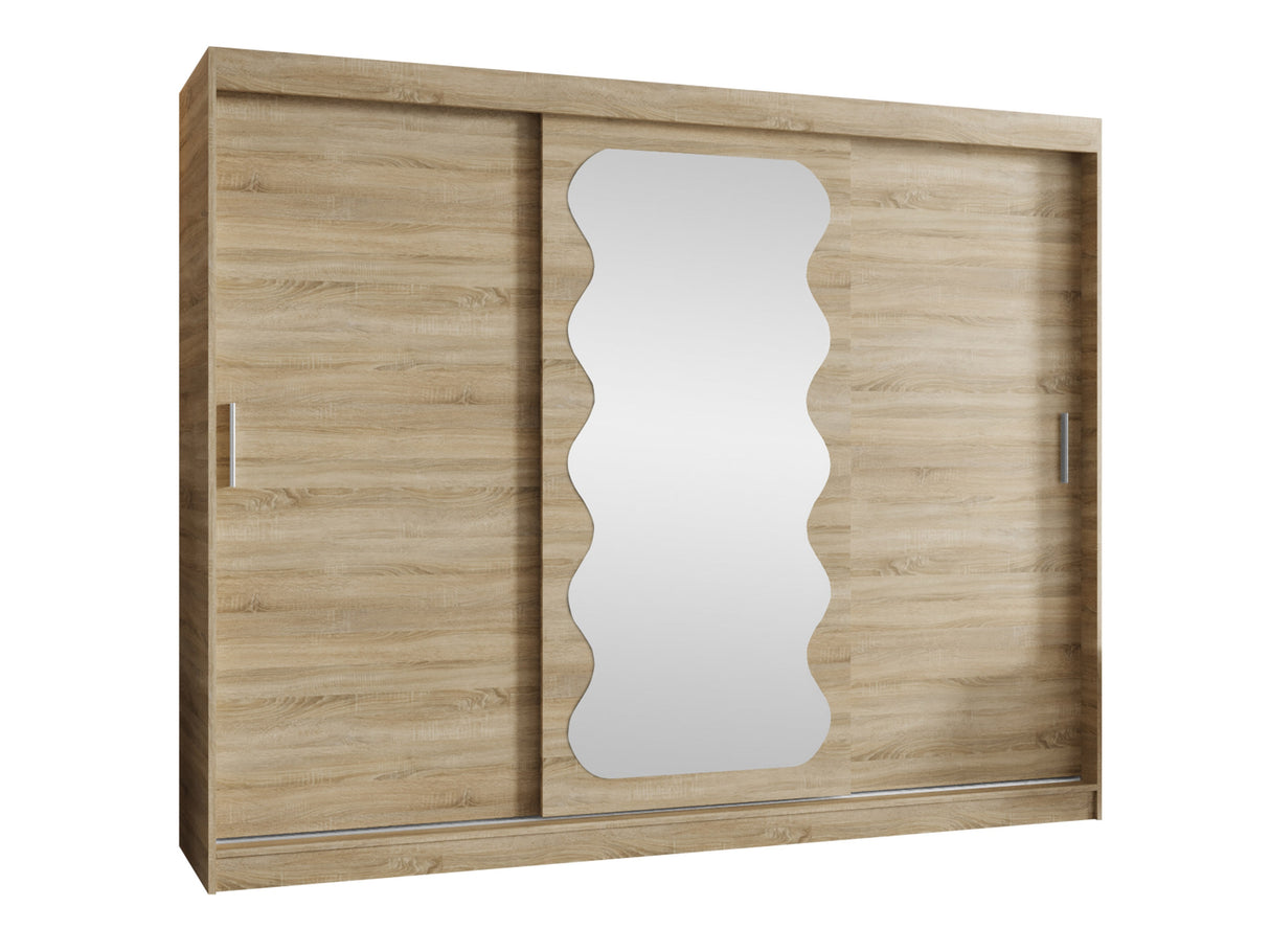 Gardróbszekrény Szafa SPOTI, Szín: Sonoma tölgy, Fiókok: Nem, Szélesség: 250 cm