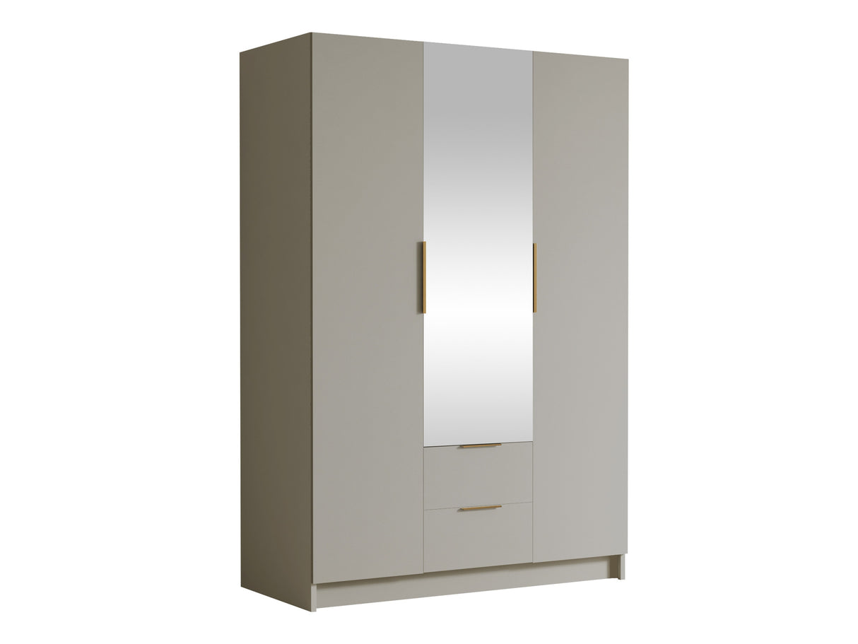 Gardróbszekrény Szafa CALWI II 150, Szín: Kasmír, Fogantyú színe: Aranysárga