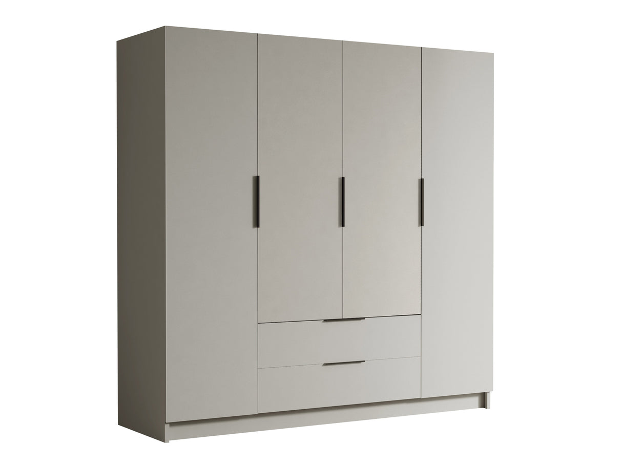 Gardróbszekrény Szafa SOFIA I, Szín: Kasmír, Fogantyú színe: Fekete