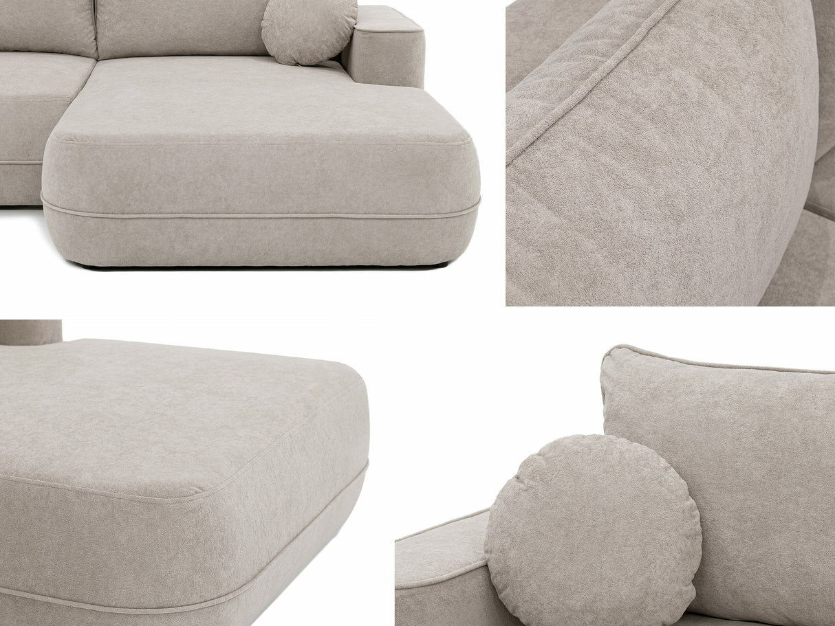 Sarokkanapé Narożnik FUEGO U, Szín: Velo 623