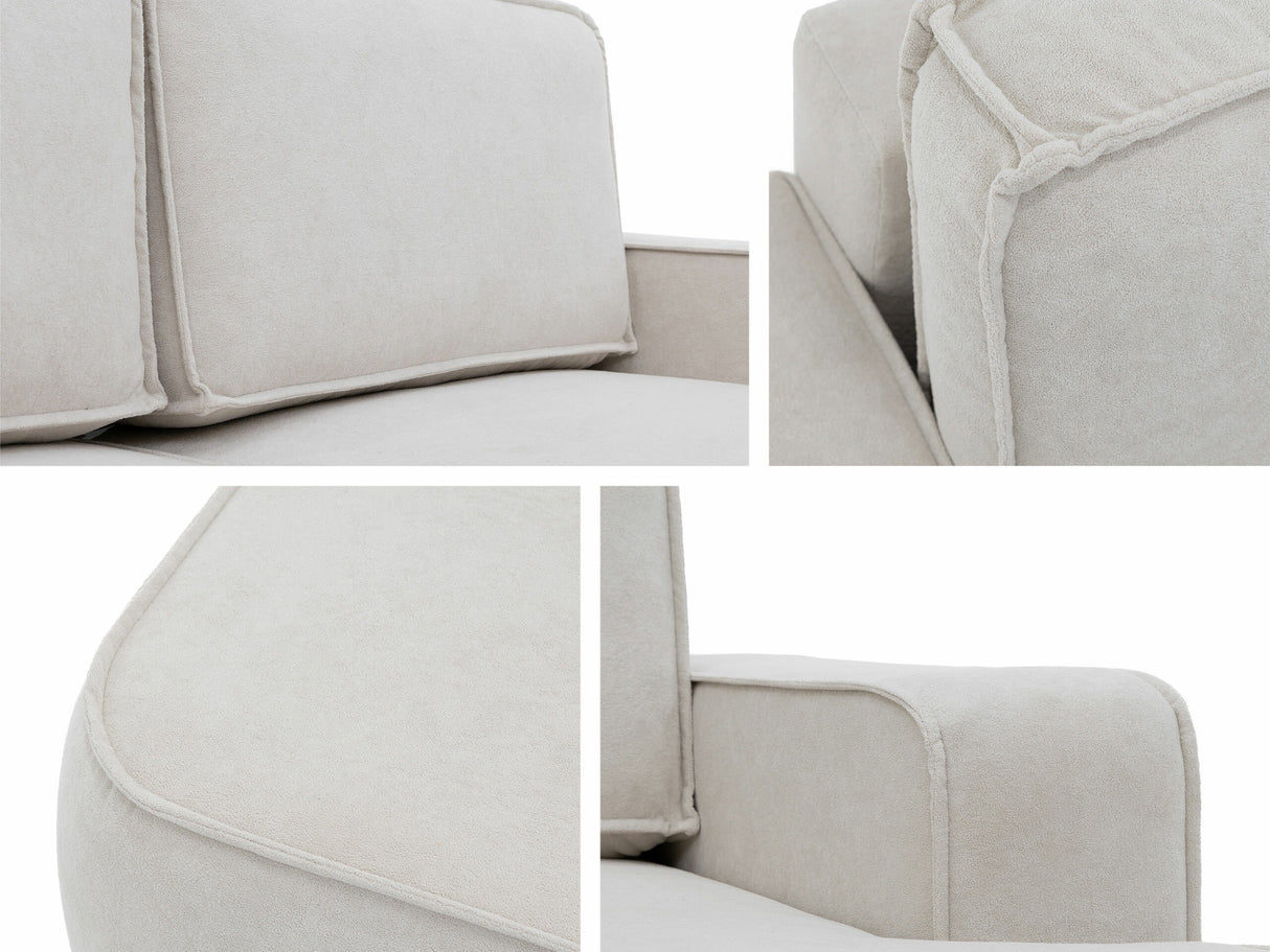 Sarokkanapé Narożnik MONO, Szín: Velo 633, Változatok: Jobbos