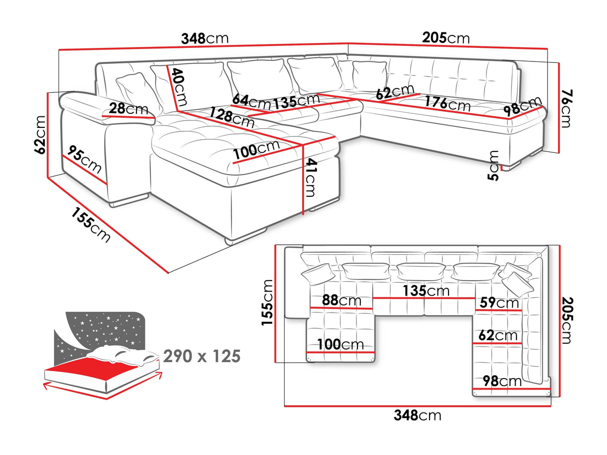 Sarokkanapé Niko Bis (Tony Bis) Toptextil, Szín: Zoya 03 + Mokka 03, Változatok: Jobbos