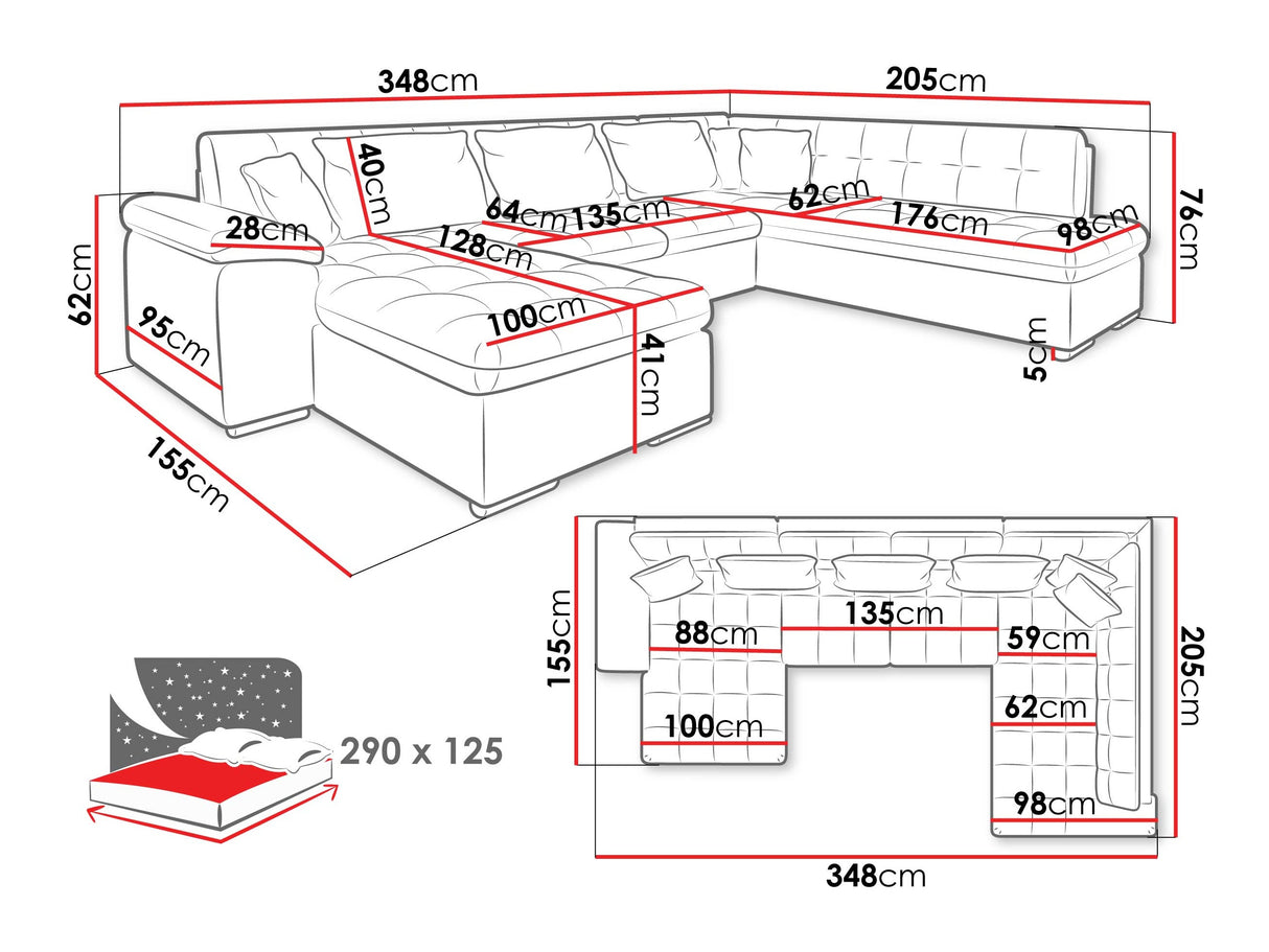 Sarokkanapé Niko Bis (Tony Bis) Toptextil, Szín: Manza 22, Változatok: Jobbos