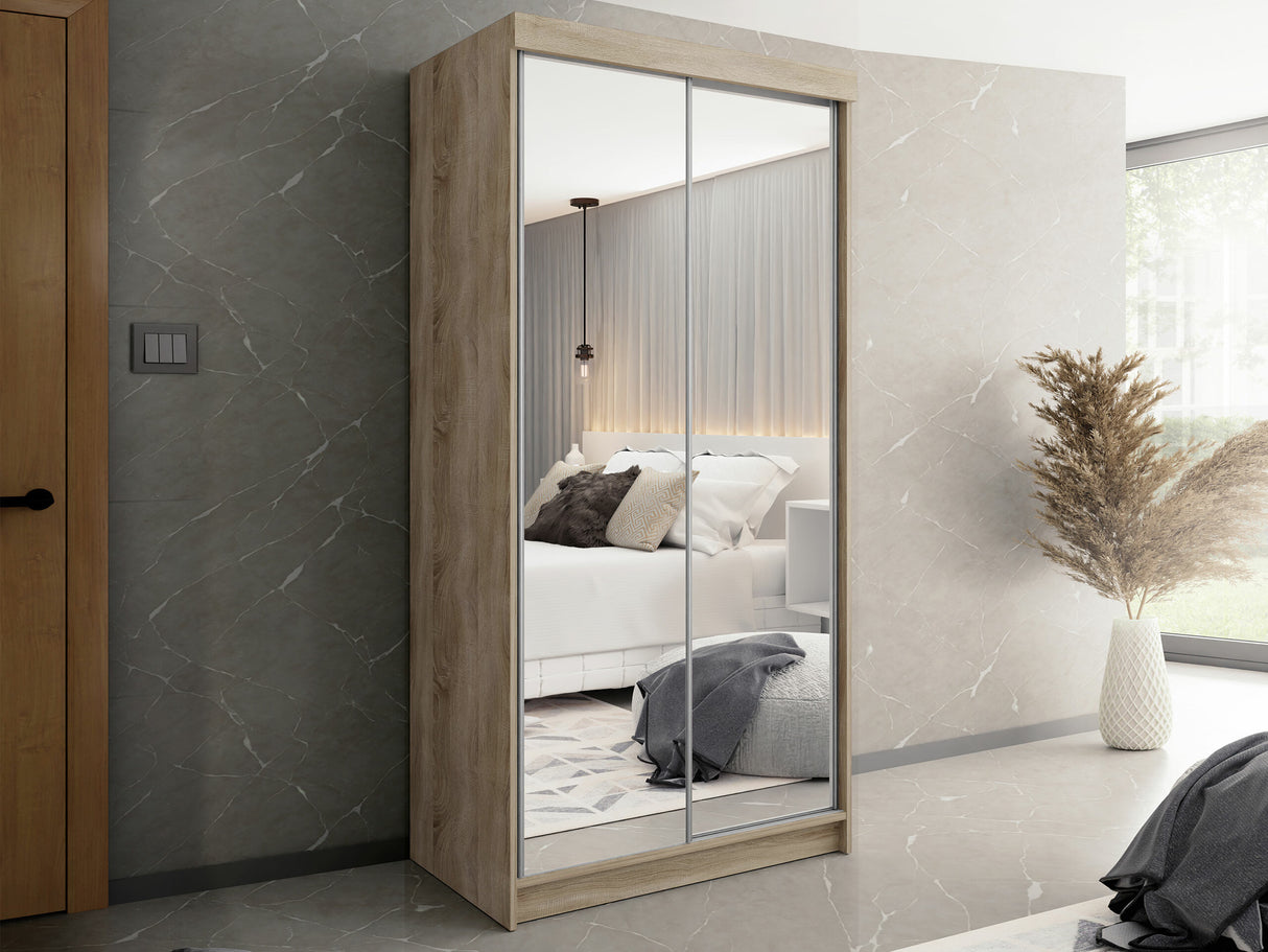 Gardróbszekrény Top 100 I (Sahara 100 I), Szín: Sonoma tölgy, Led világítás: Igen (RGB) 4223040