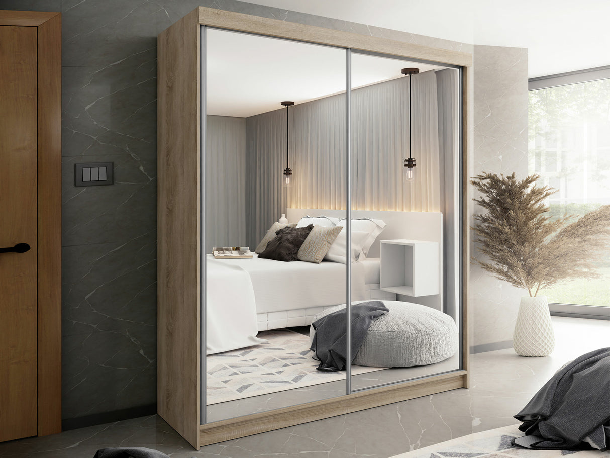 Gardróbszekrény Top 200 II (Sahara 200 II), Szín: Sonoma tölgy, Led világítás: Nem 4223139